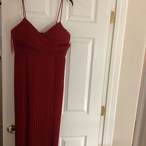 NWT  A.L.C. Size 6 long gown red